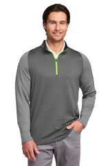 Nike Dri-FIT Stretch 1/2-Zip Cover-Up. 779795 - Dark Grey/ Cool Grey/ Volt
