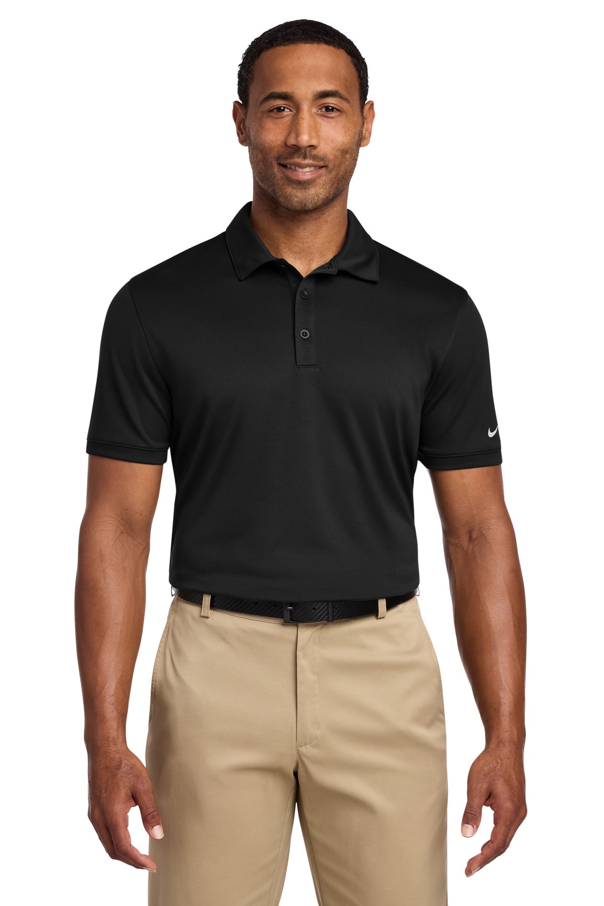 Nike Dri-FIT Players Modern Fit Polo. 799802 - Black