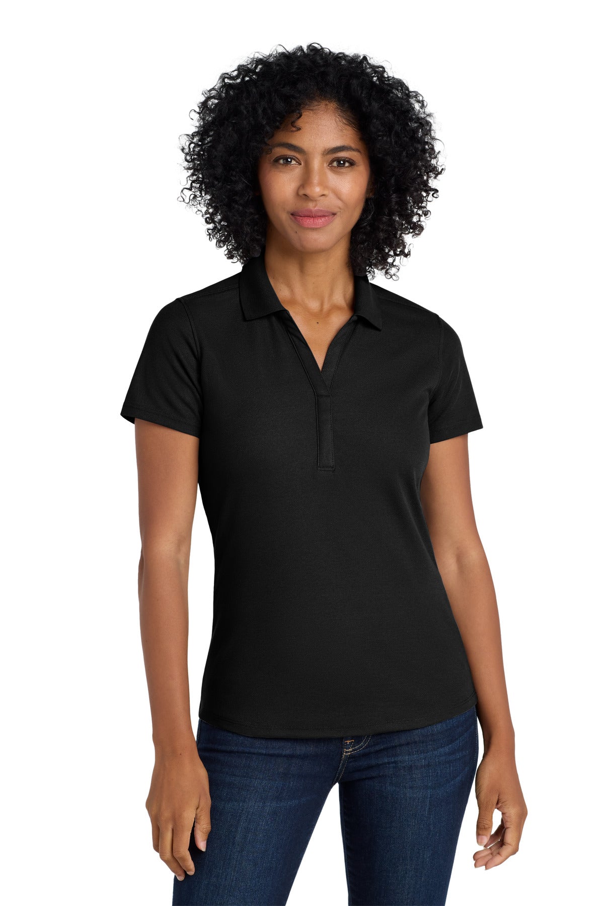 Port Authority ® Women's EZPerformance ™ Pique Polo. LK600 - Black