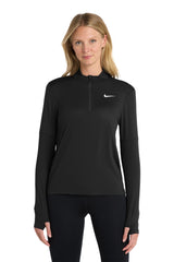 Nike Women's Dri-FIT Element 1/2-Zip Top NKDH4951 - Black