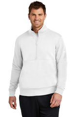 Nike Club Fleece Sleeve Swoosh 1/2-Zip NKDX6718 - White