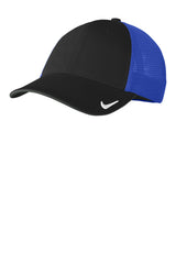 Nike Stretch-to-Fit Mesh Back Cap NKFB6448 - Black/ Game Royal