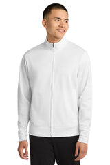Sport-Tek® Sport-Wick® Fleece Full-Zip Jacket. ST241 - White