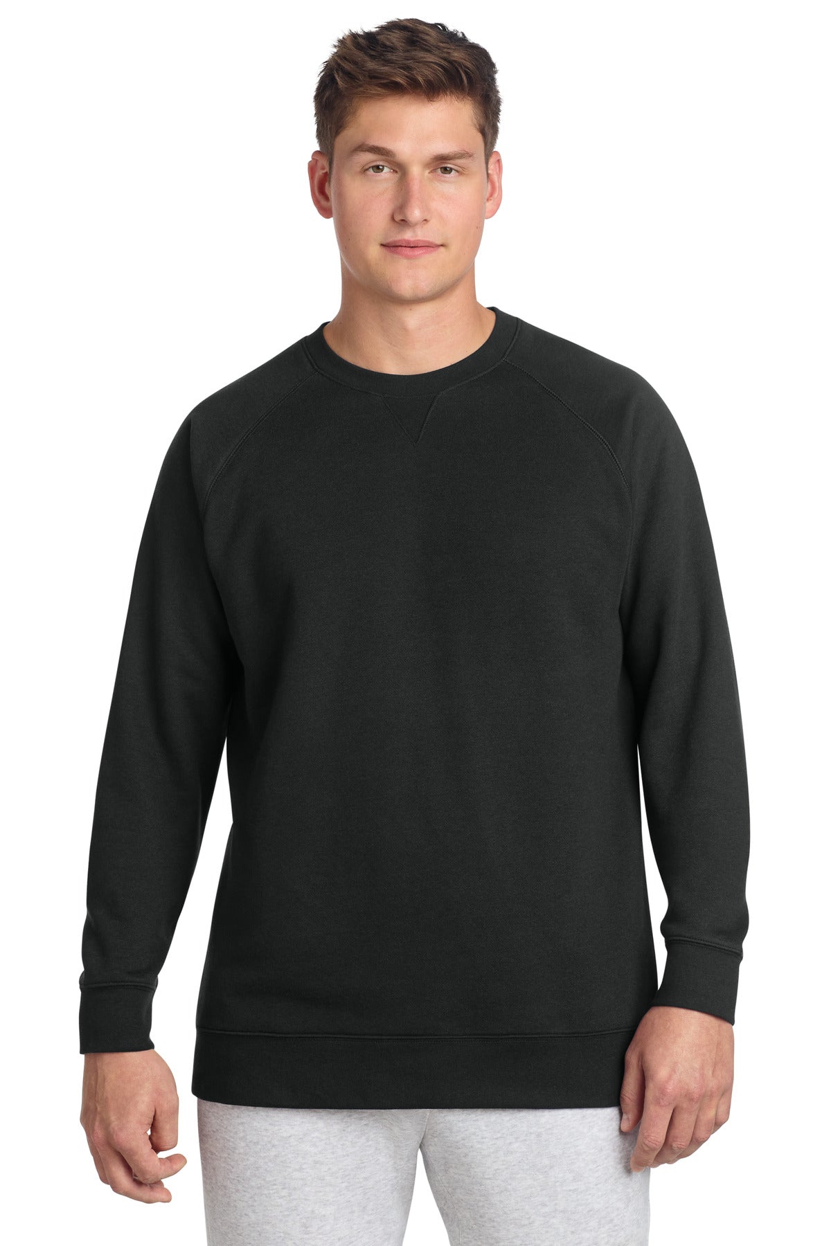 Sport-Tek® Drive Fleece Crewneck STF203 - Black