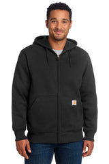 Carhartt ® Rain Defender ® Paxton Heavyweight Hooded Zip-Front Sweatshirt. CT100614 - Black