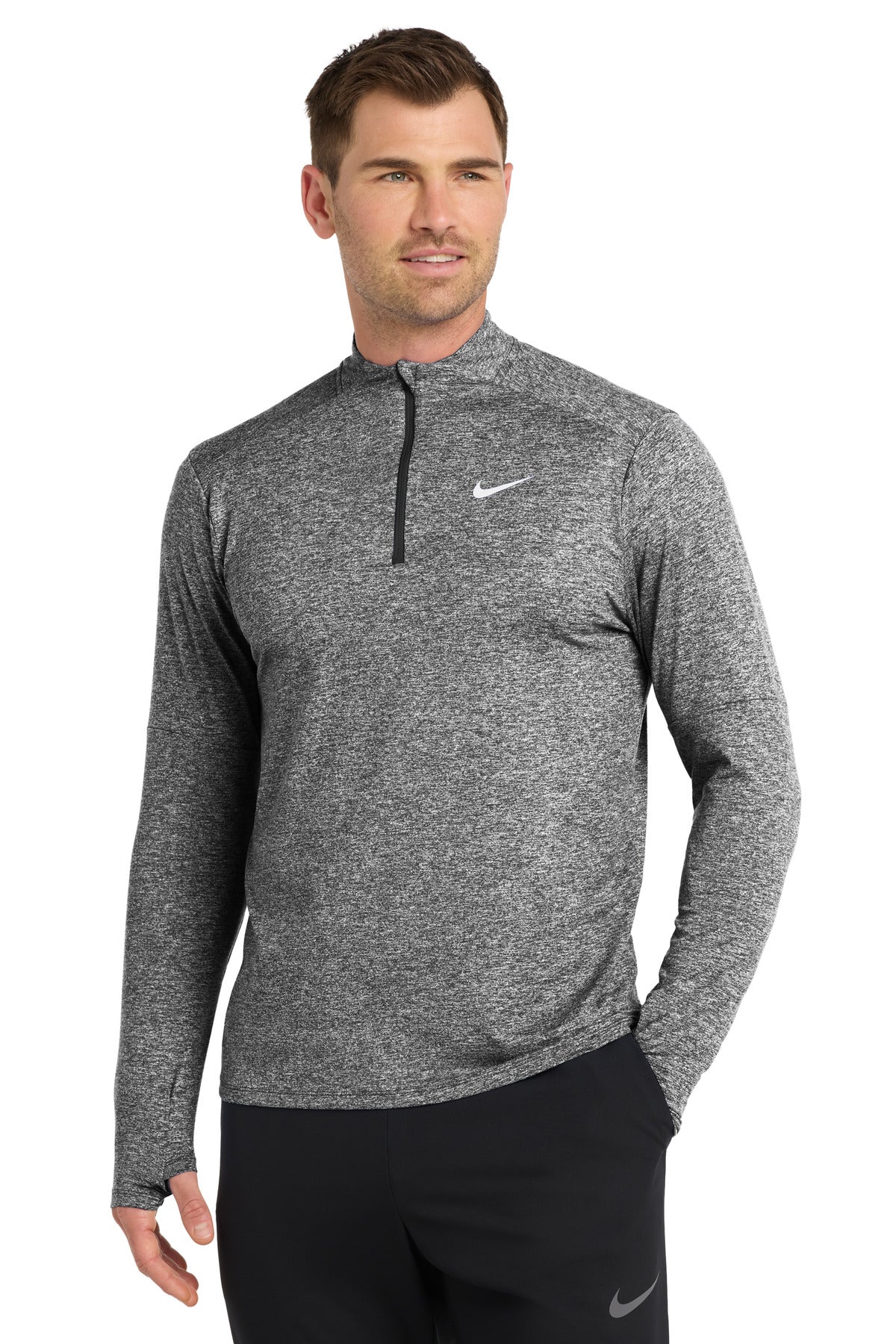 Nike Dri-FIT Element 1/2-Zip Top NKDH4949 - Black Heather