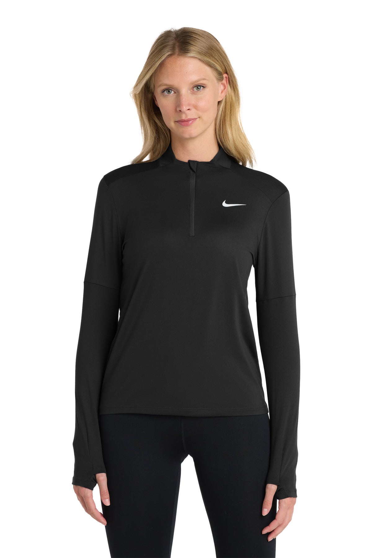 Nike Women's Dri-FIT Element 1/2-Zip Top NKDH4951 - Black
