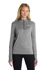 Nike Women's Dri-FIT Element 1/2-Zip Top NKDH4951 - Black Heather