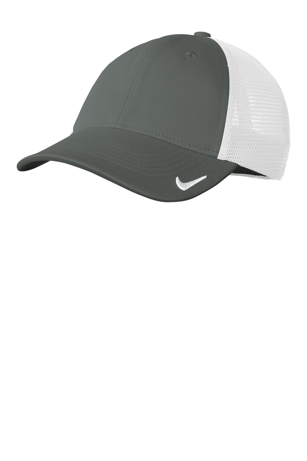 Nike Stretch-to-Fit Mesh Back Cap NKFB6448 - Anthracite/ White
