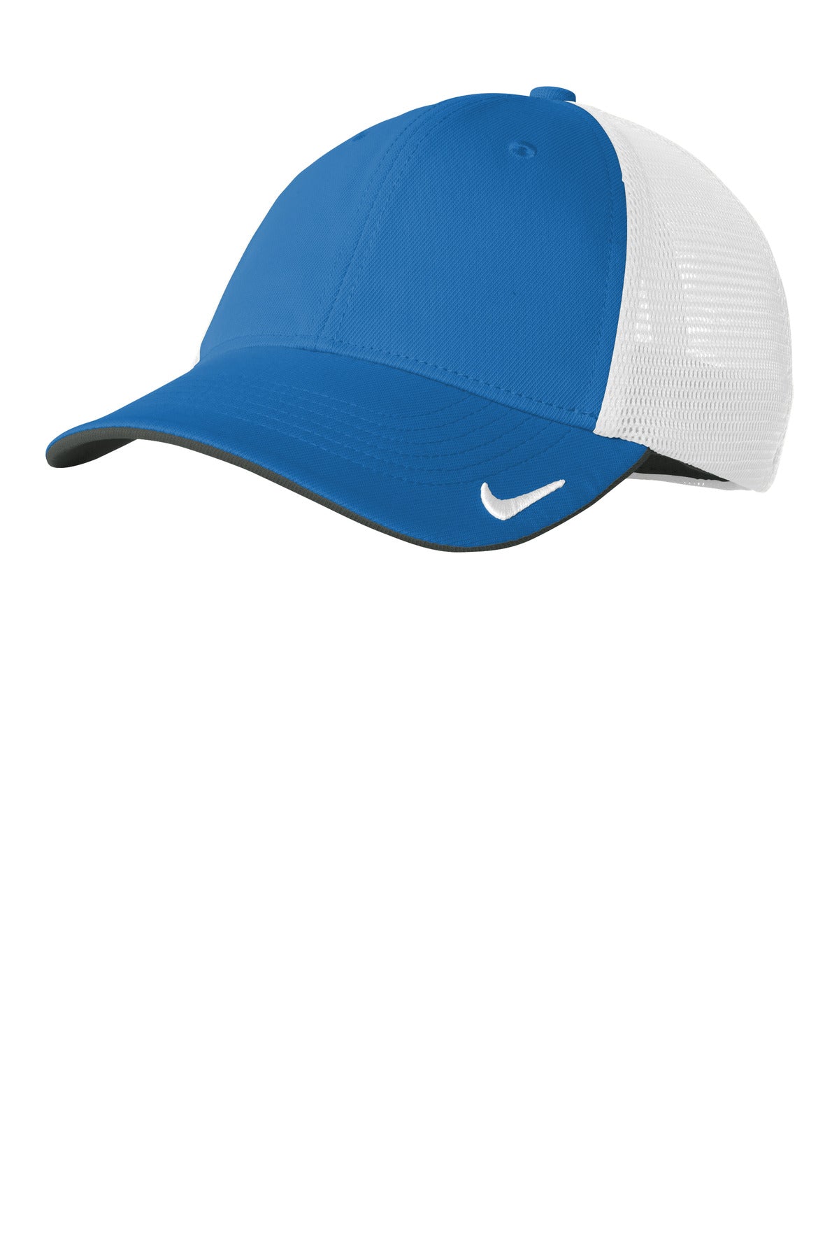 Nike Stretch-to-Fit Mesh Back Cap NKFB6448 - Gym Blue/ White