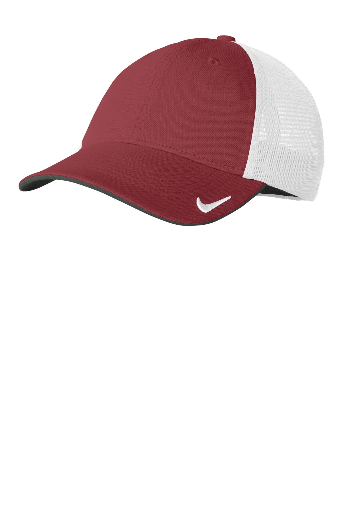Nike Stretch-to-Fit Mesh Back Cap NKFB6448 - Team Red/ White