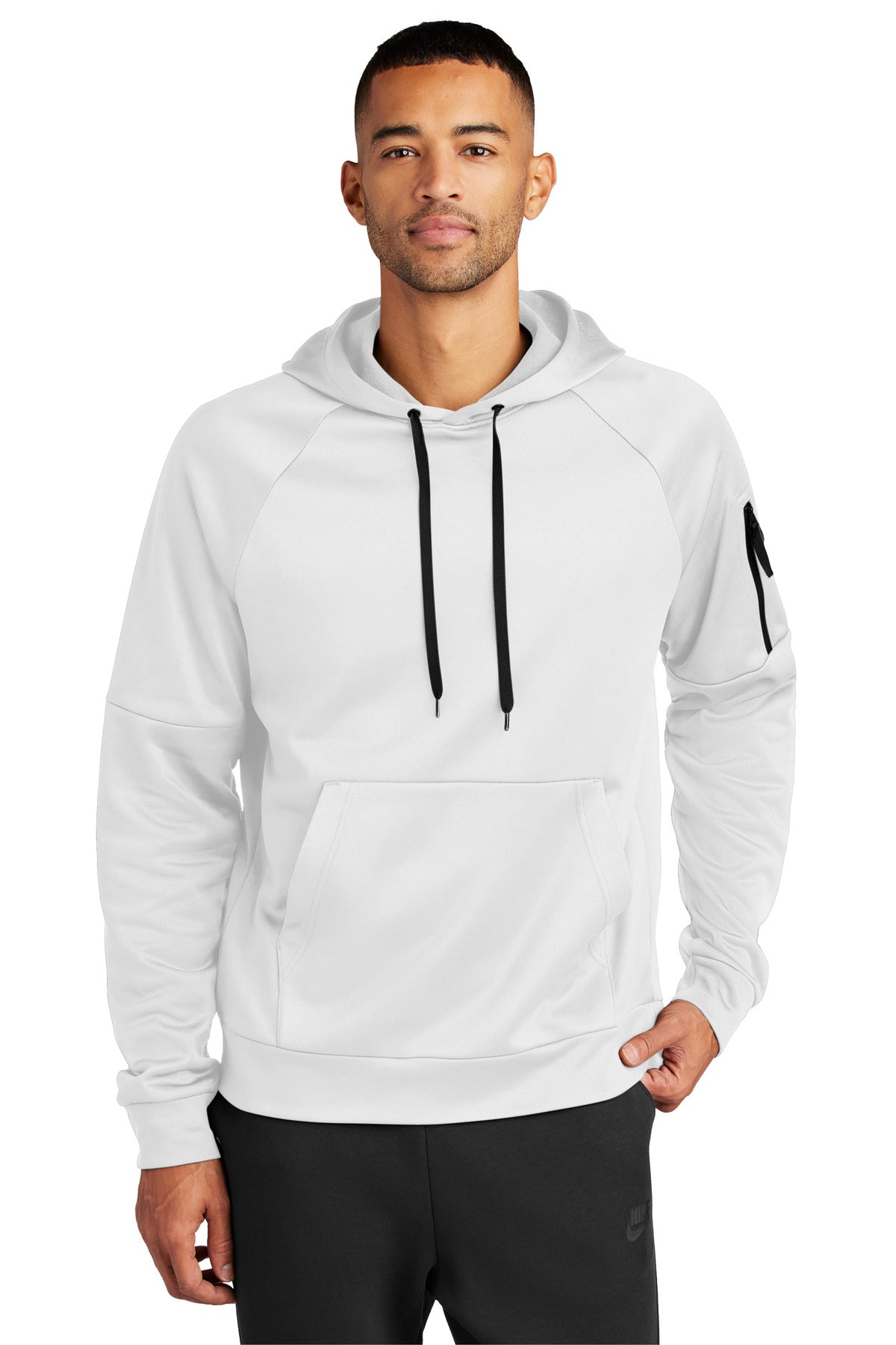 Nike Therma-FIT Pocket Pullover Fleece Hoodie NKFD9735 - White
