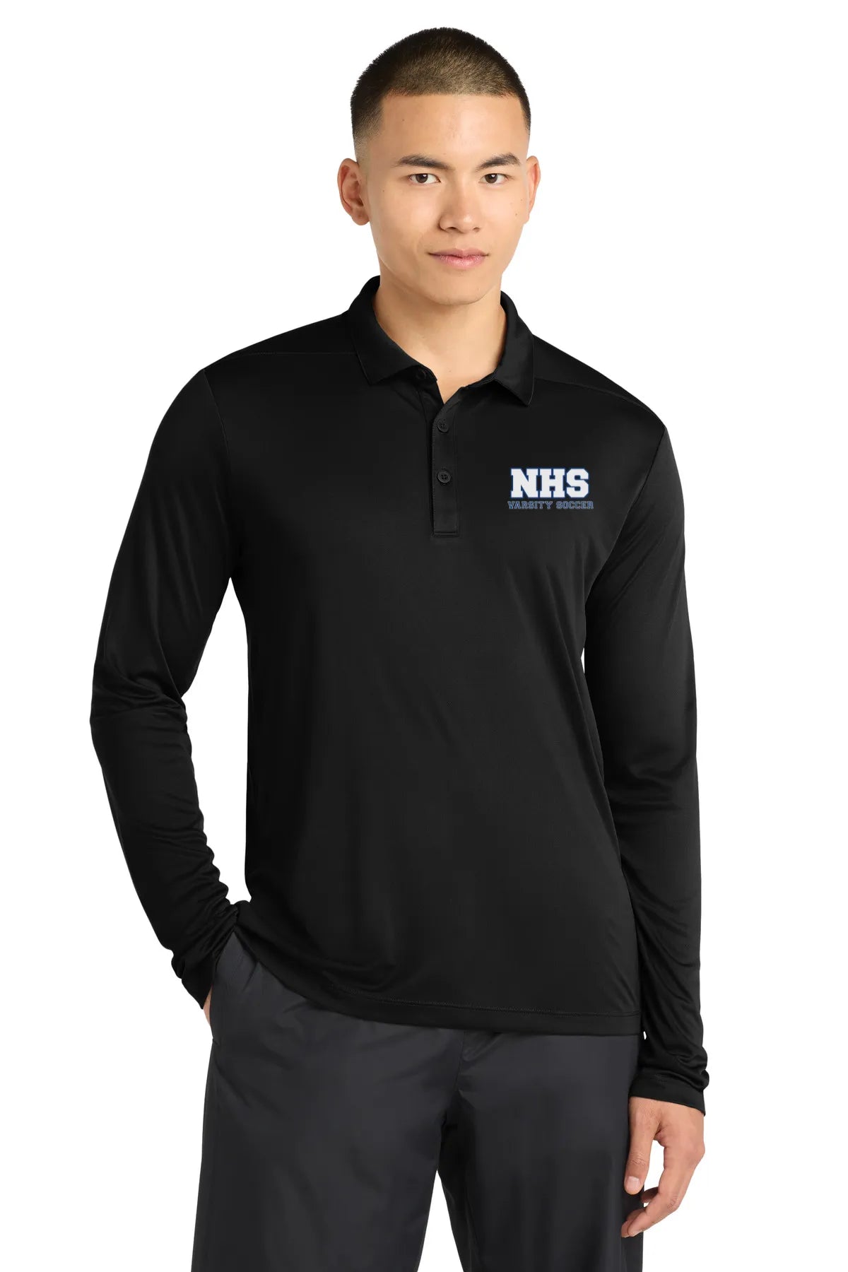 Sport-Tek ®  Posi-UV®  Pro Long Sleeve Polo. ST520LS