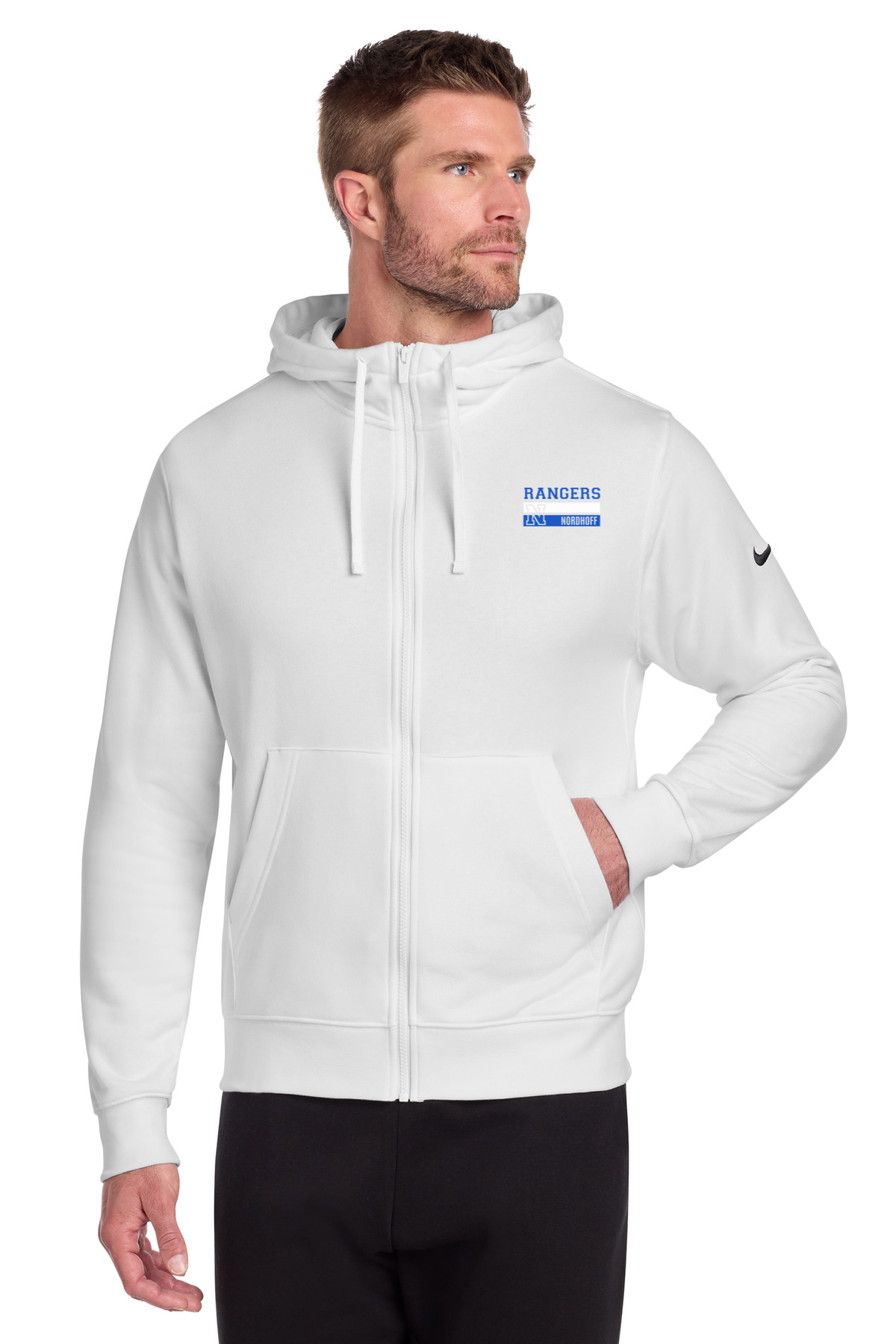 Nike Club Fleece Sleeve Swoosh Full-Zip Hoodie NKDR1513